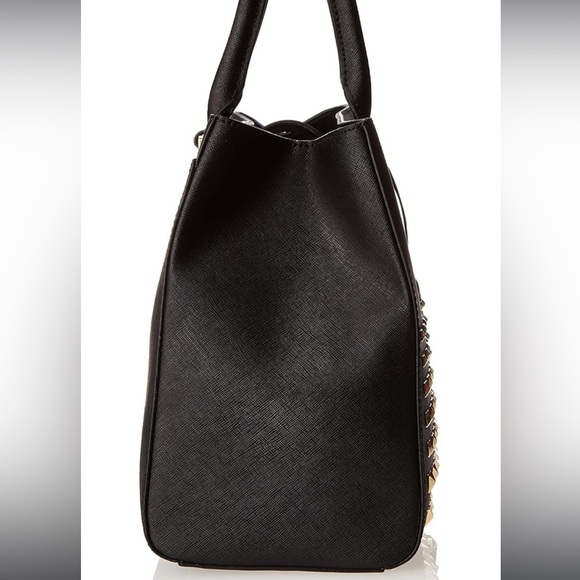 NWOT Calvin Klein Gold Studded Leather Tote - Picture 4 of 13